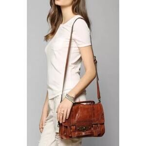 Frye Cameron Leather Satchel Bag $395